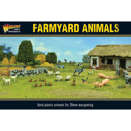 Farmyard animals.