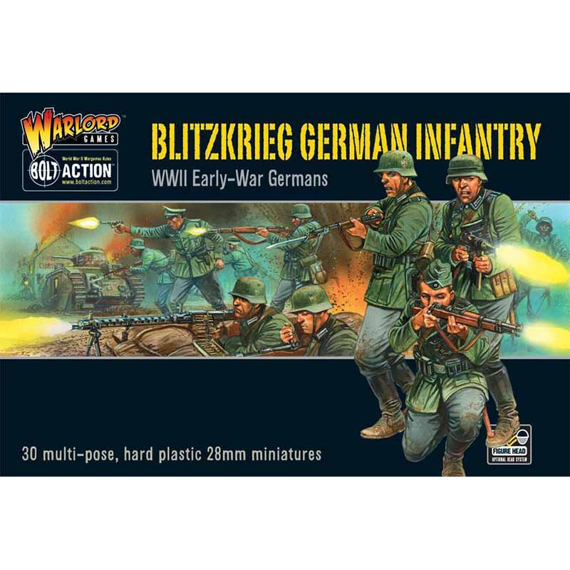 Blitzkrieg German Infantry. Bolt Action.