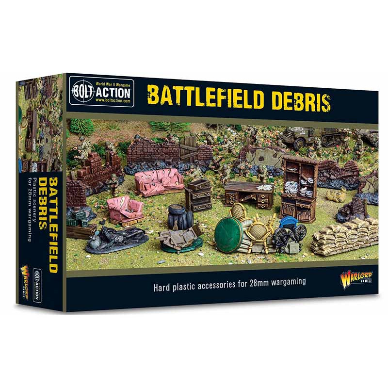 Escombros del campo de batalla de Bolt Action. Escombros del campo de batalla de Bolt Action.