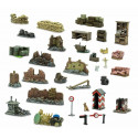 Escombros del campo de batalla de Bolt Action.