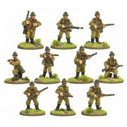Belgian infantry squad. Bolt Action.