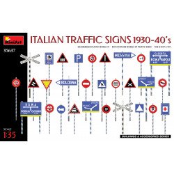 Italian traffic signs.