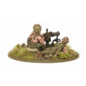 Cuerpo de marines EEUU. M1917 equipo MMG.. Bolt Action.