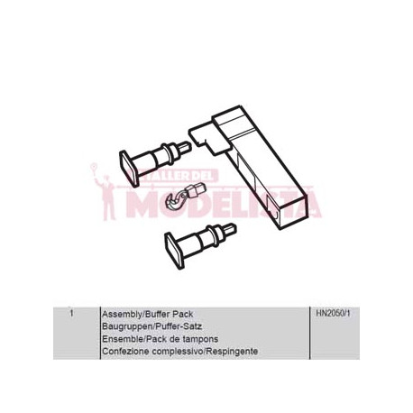 Coupling buffer. RENFE 252