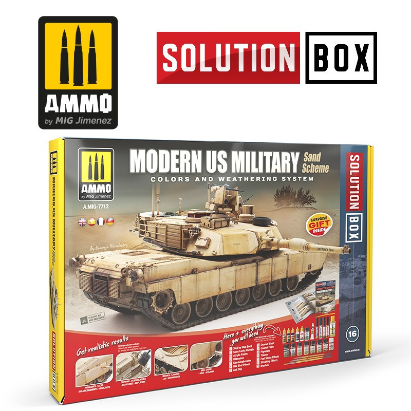 Solution box Modern US Military Sand Scheme. Solution box Modern US Military Sand Scheme.