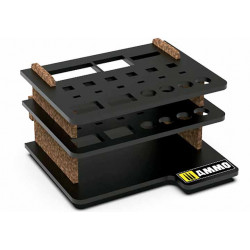 Système modulaire pour la section de ponçage et d’abrasifs.
