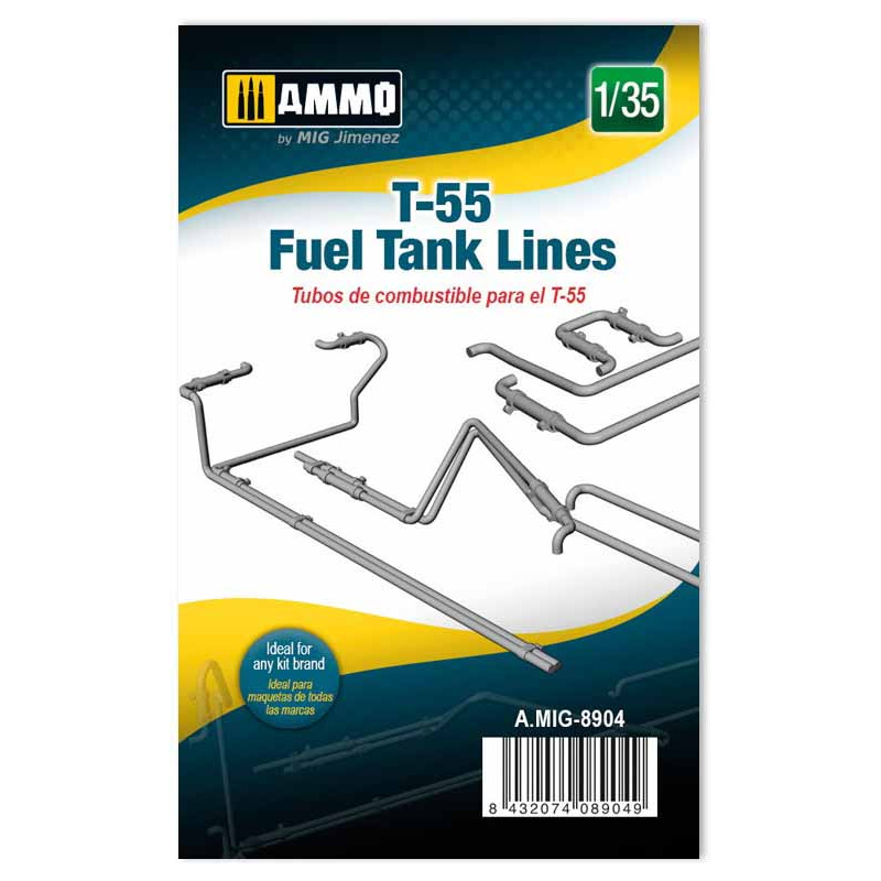 Fuel lines for T-54/55/62.