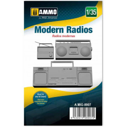 Modern radios.
