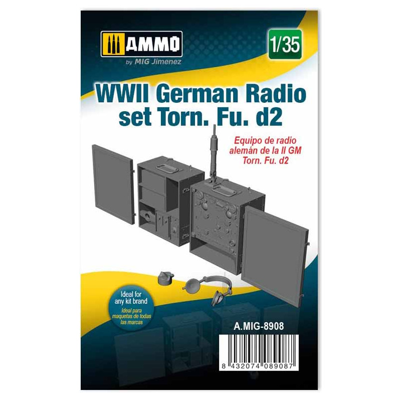 Radio alemana Torn Fu d2 de la Segunda Guerra Mundial.
