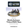 Equipo británico Airborne Vickers MMG. Bolt Action.