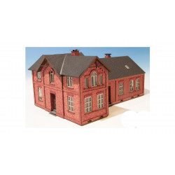 Bâtiment de style colonial.