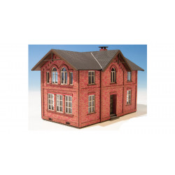 Bâtiment de style colonial.