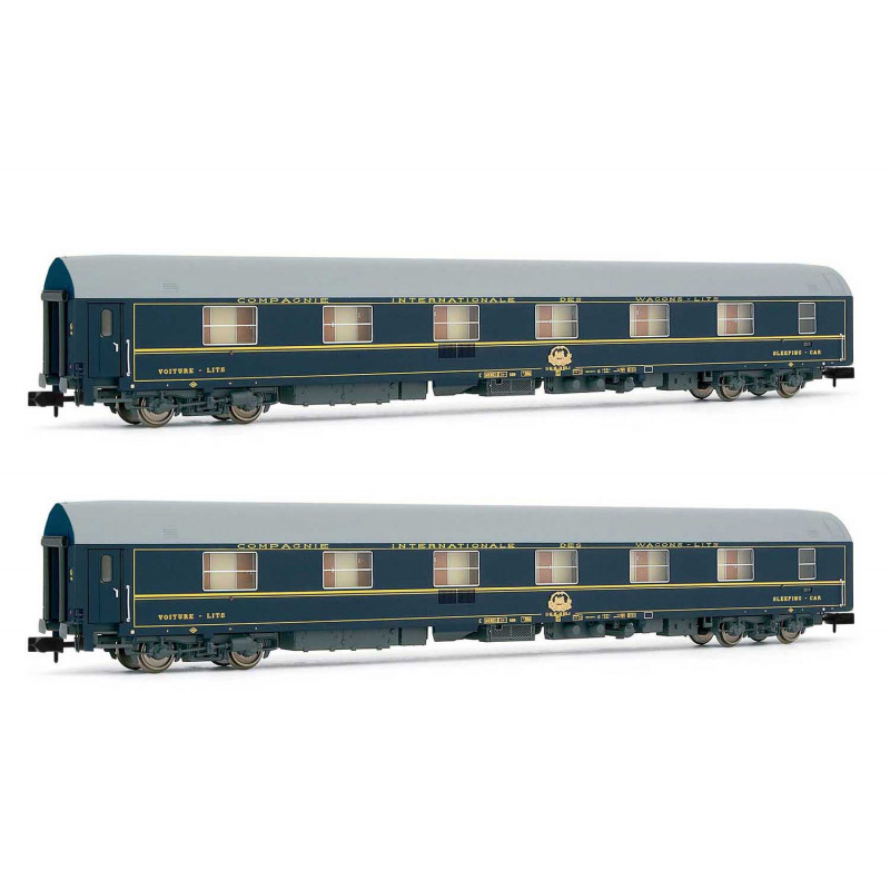 Set de dos coches CIWL/DB. Set de dos coches CIWL/DB.