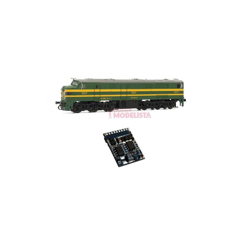 Decoder 21 pins para la 7200/7500 RENFE. ESU ER301/7200R Decoder 21 pins para la 7200/7500 RENFE. ESU ER301/7200R