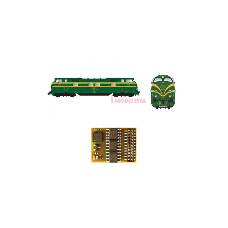 Decoder 21 pins para la 4000 RENFE.