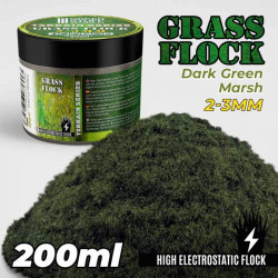Electrostatic Grass 2-3mm . Dark green marsh. 200ml.