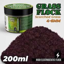 Electrostatic Grass 4-6mm . Scorched grass. 200ml.