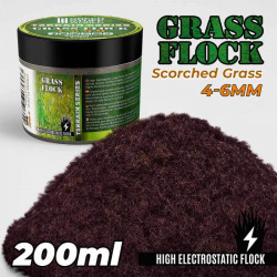 Elektrostatisches Gras 4-6mm. Verbranntes Gras. 200ml.