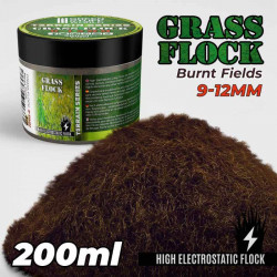 Electrostatic Grass 9-12mm . Burnt fields. 200ml.