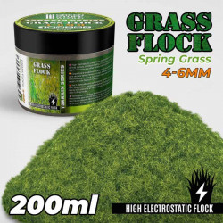 Erba elettrostatica 4-6mm. Erba primaverile. 200 ml.