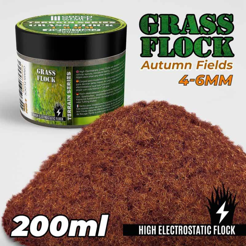 Electrostatic Grass 4-6mm . autumn fields. 200ml. Electrostatic Grass 4-6mm . autumn fields. 200ml.