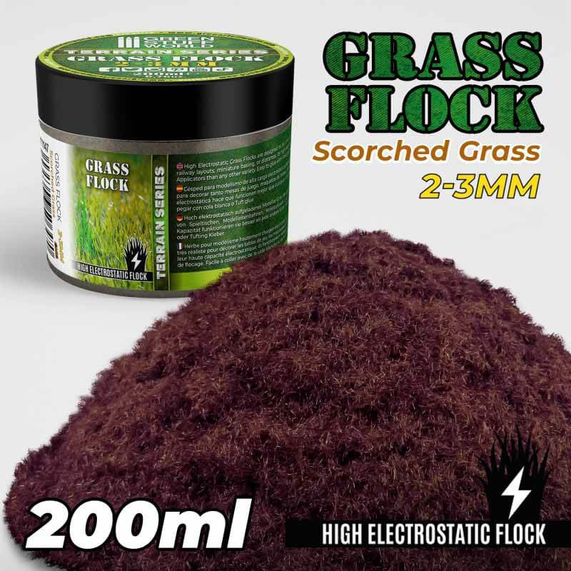 Césped electrostático 2-3mm. Hierba quemada. 200ml. Césped electrostático 2-3mm. Hierba quemada. 200ml.
