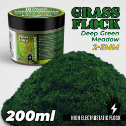 Erba elettrostatica 2-3mm. Prato verde intenso. 200 ml.