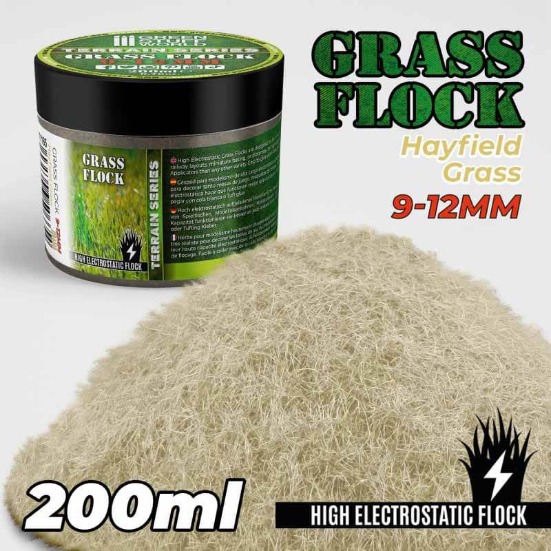 Electrostatic Grass 9-12mm . Hayfield grass. 200ml. Electrostatic Grass 9-12mm . Hayfield grass. 200ml.