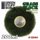 Césped electrostático 9-12mm. Pantano verde oscuro. 200ml.
