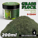 Electrostatic Grass 9-12mm . Countryside scrub. 200ml. Electrostatic Grass 9-12mm . Countryside scrub. 200ml.