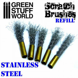 Spare Set Scratch Brushes – Stainless Steel (x5).