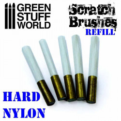 Set di spazzole antigraffio di ricambio - Nylon duro (x5).