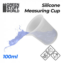 Vaso flexible de silicona, 100ml.