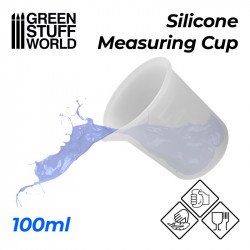 Vaso flexible de silicona, 100ml.