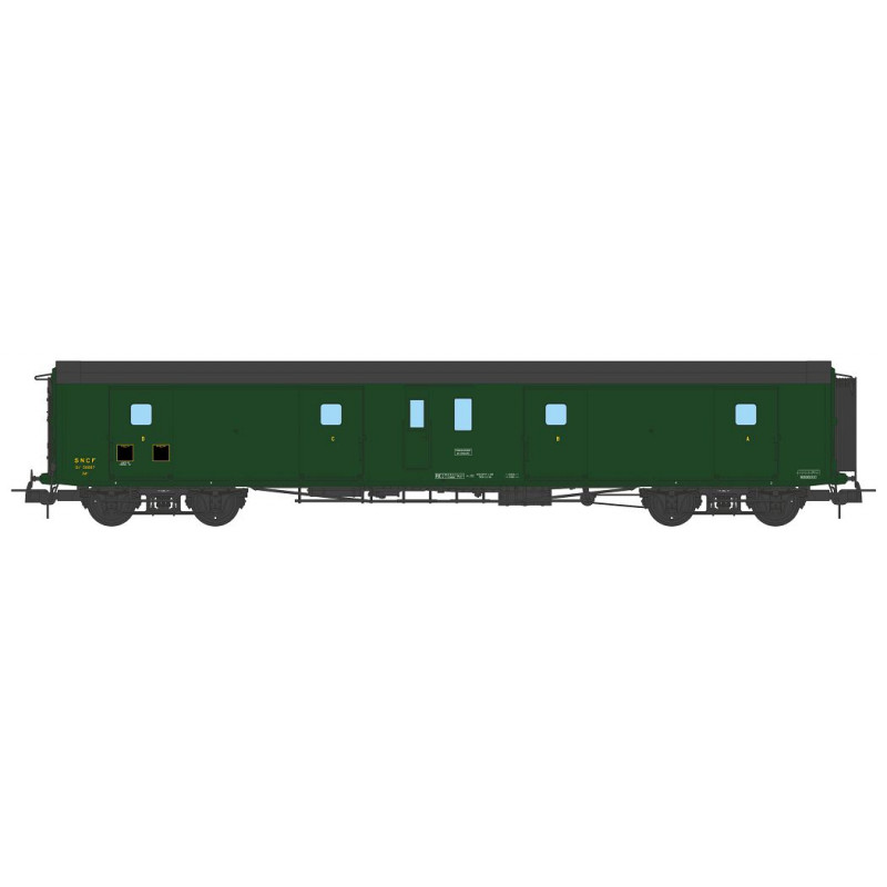 Furgón de equipajes, SNCF. Furgón de equipajes, SNCF.