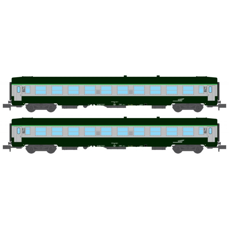 Passenger car set UIC. Passenger car set UIC.