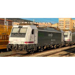 Locomotora eléctrica 253.034, RENFE. Sonido.