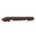 ELECTROTREN HE6033 WAGON PLAT A BOGIES RANCHERS REPLIABLES Ep IV