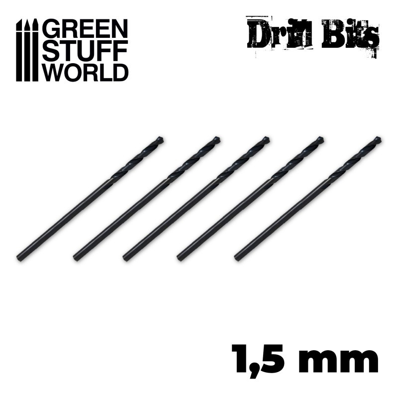 Set de brocas de 1.5 mm. Set de brocas de 1.5 mm.
