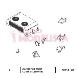 Roof accessories, for RENFE 352.