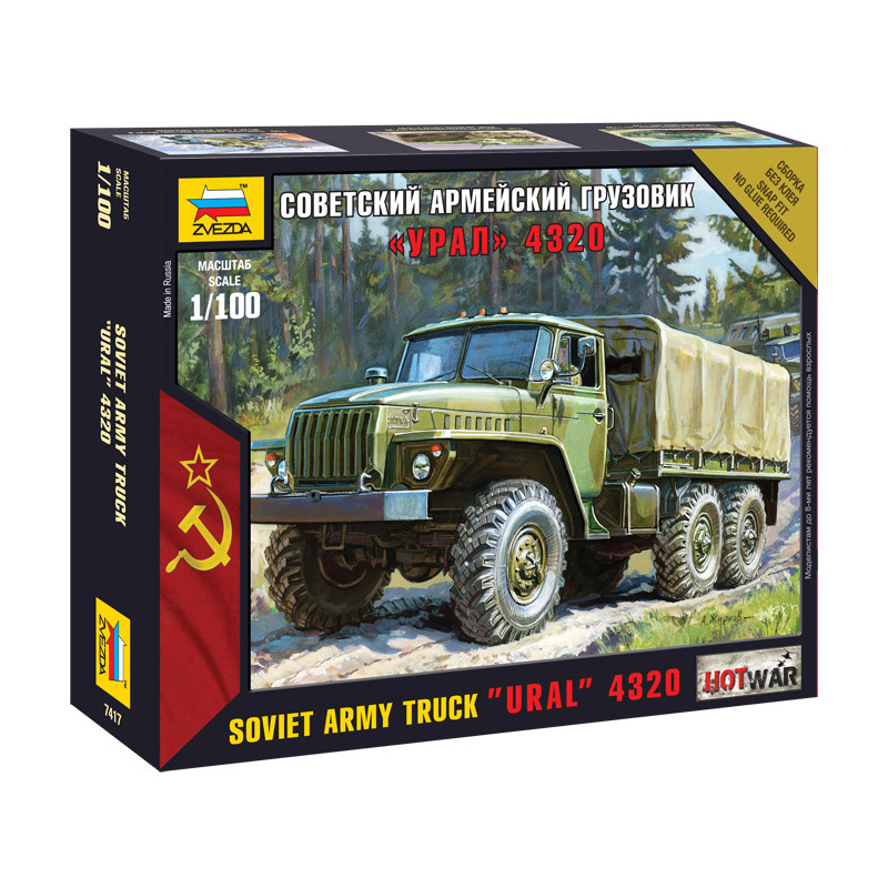 Camión soviético "Ural" 4320. Camión soviético "Ural" 4320.