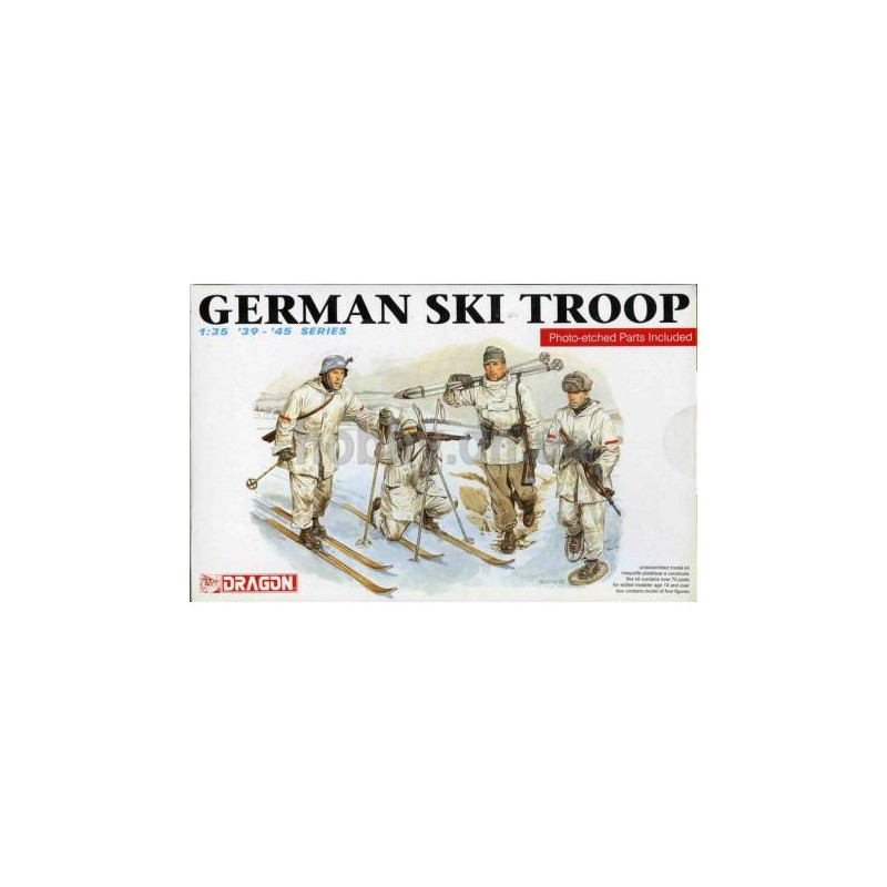 Tropas de esquí alemanas.