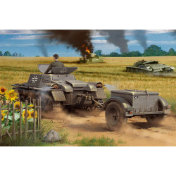 Panzer I Ausf A con trailer de munición.