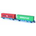 Container carrier MCI, Renfe - Boluda and Nenufar.