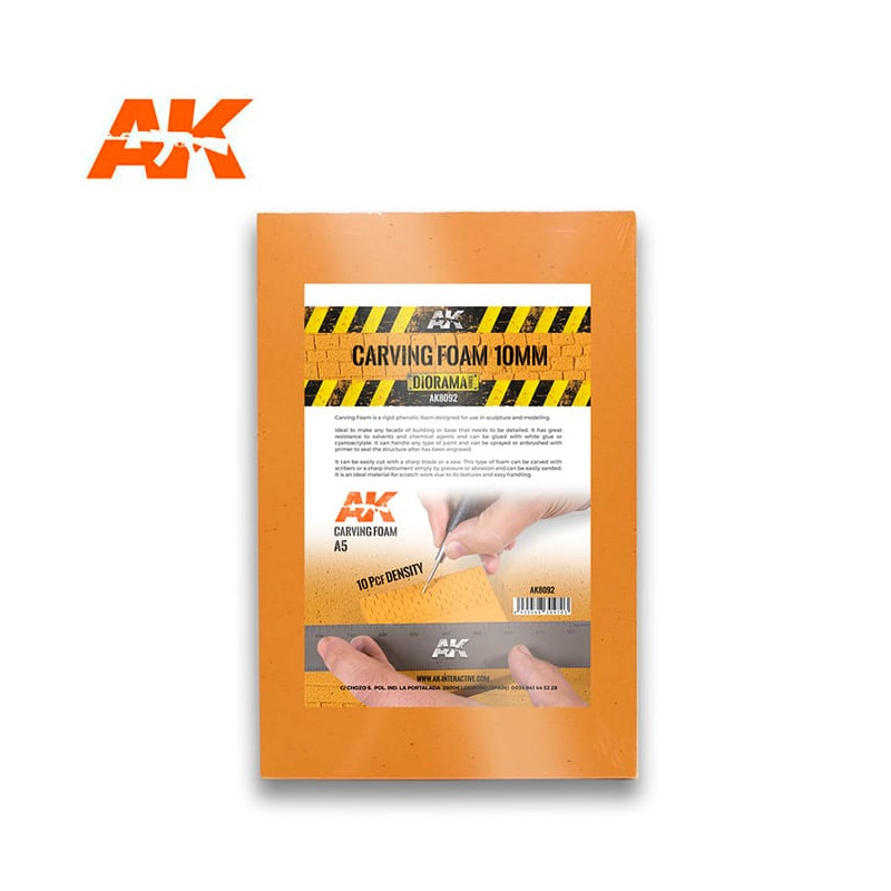 Foam para tallar de 10 mm. A5. Foam para tallar de 10 mm. A5.