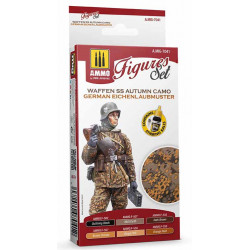Herbsttarnung WAFFEN SS. Set deutsch Einchenlaubmuster.
