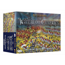 Batalhas Épicas: Waterloo. Conjunto inicial britânico de Wellington. Espanhol.