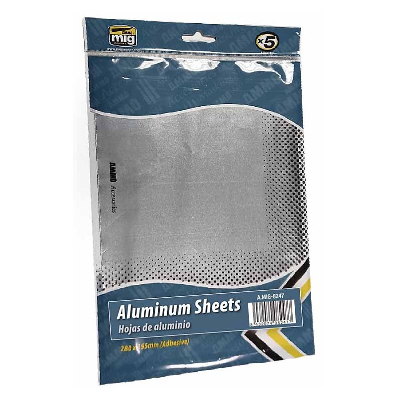 Hojas de aluminio.