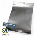 Hojas de aluminio.