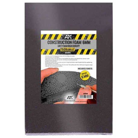 6 mm construction foam. A4. 6 mm construction foam. A4.